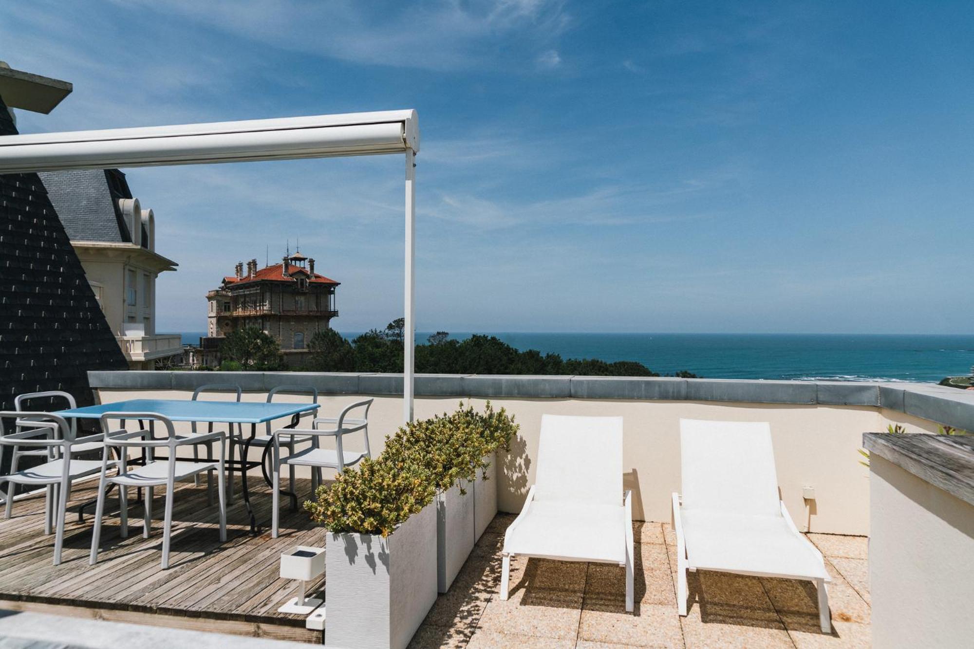 בידאר Appartement Piscine Terrasse 1 Min Plage Et Golf מראה חיצוני תמונה